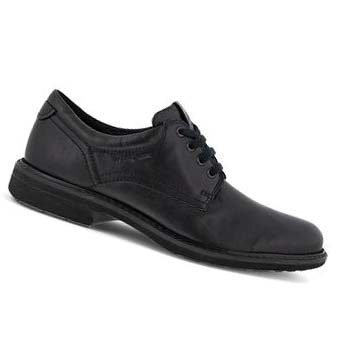 Men's Ecco Turn Plain Toe Hm Oxford Dress Shoes Black | USA 537CTV